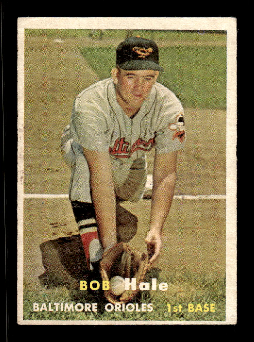 1957 Topps #406 Bob Hale Baltimore Orioles VG HOF-10005688