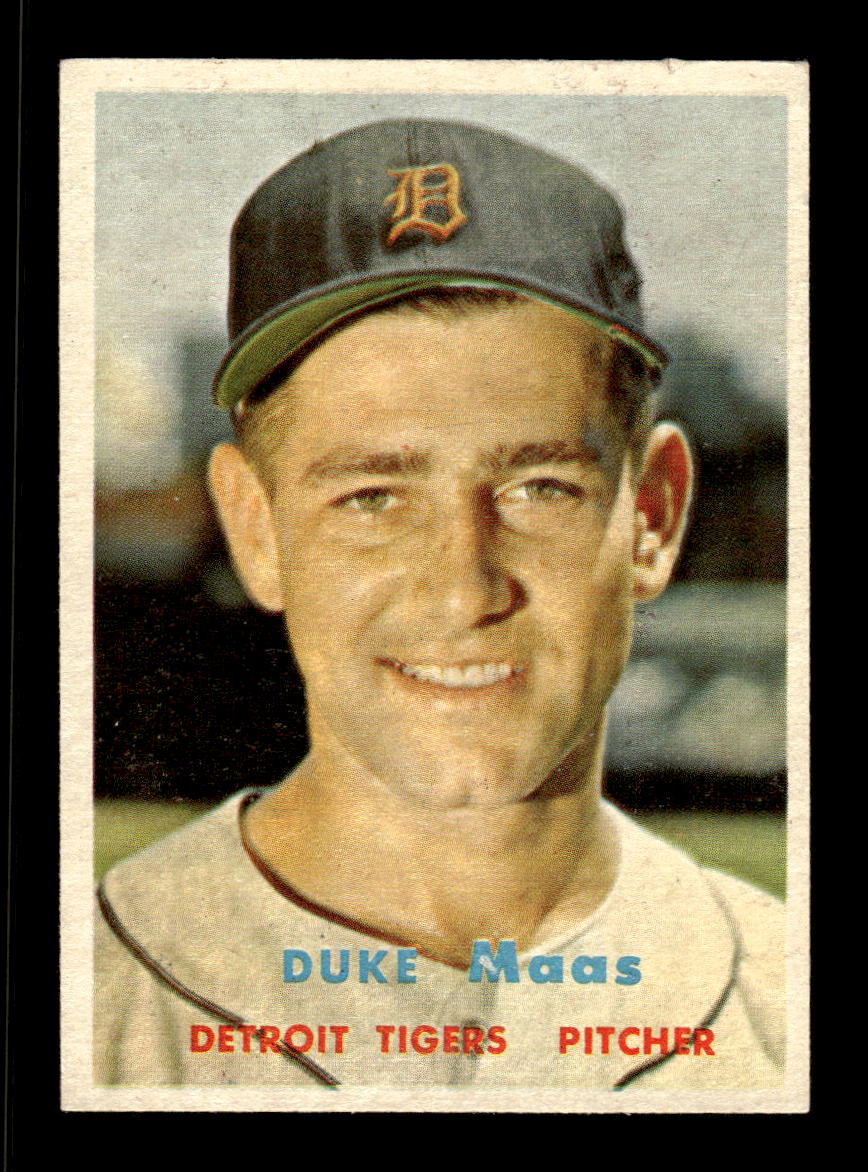 1957 Topps #405 Duke Maas Detroit Tigers EX HOF-10005690