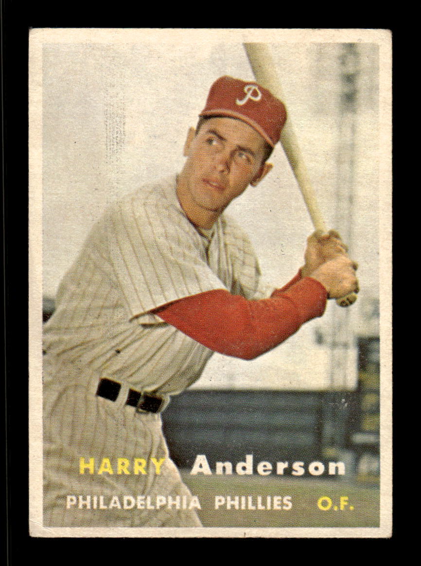 1957 Topps #404 Harry Anderson Philadelphia Phillies EX HOF-10005692