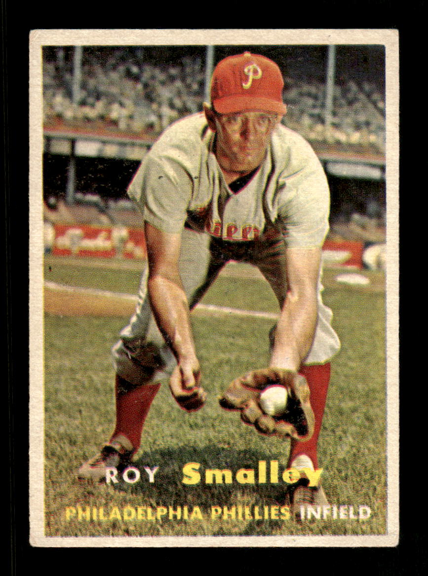 1957 Topps #397 Roy Smalley Philadelphia Phillies EX HOF-10005700