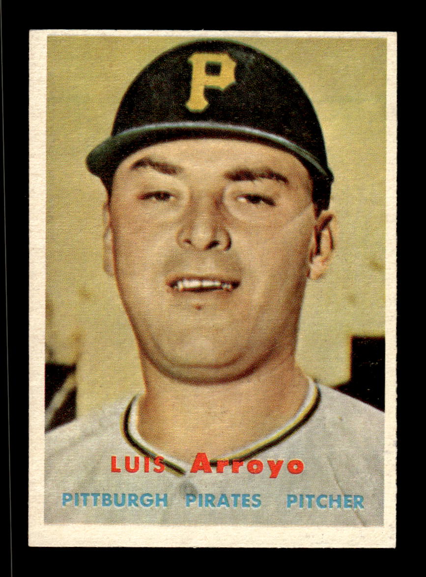 1957 Topps #394 Luis Arroyo Pittsburgh Pirates EX HOF-10005706