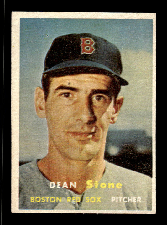 1957 Topps #381 Dean Stone Boston Red Sox EX HOF-10005731