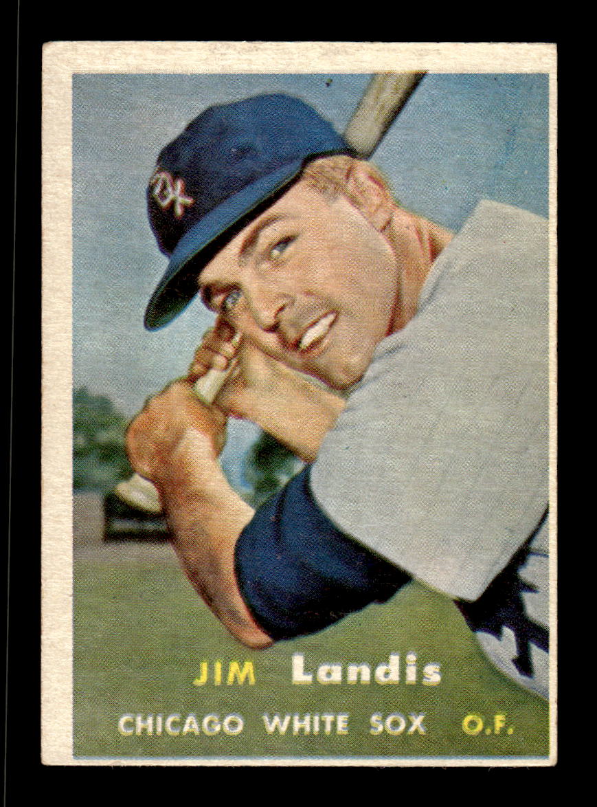 1957 Topps #375 Jim Landis Chicago White Sox EX HOF-10005738