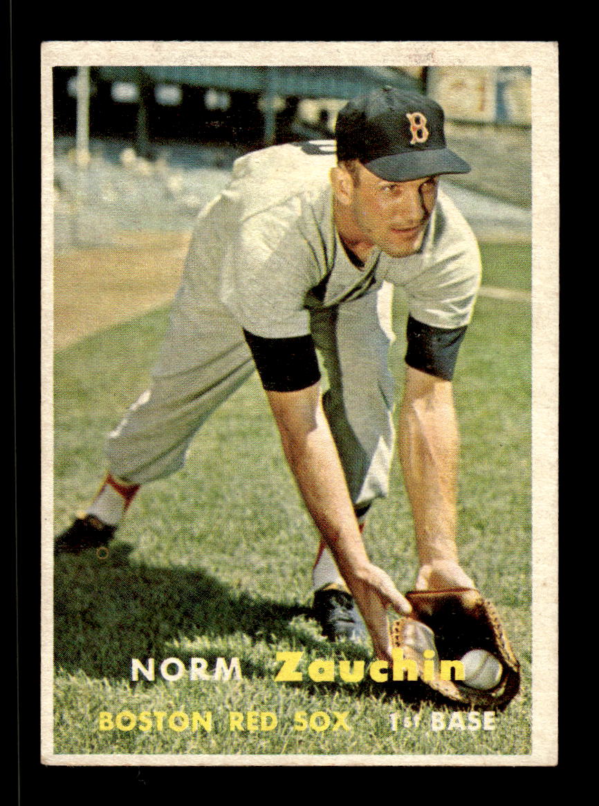 1957 Topps #372 Norm Zauchin Boston Red Sox EX HOF-10005742