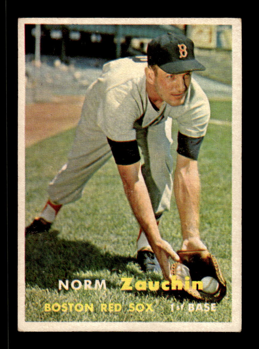 1957 Topps #372 Norm Zauchin Boston Red Sox EX HOF-10005743