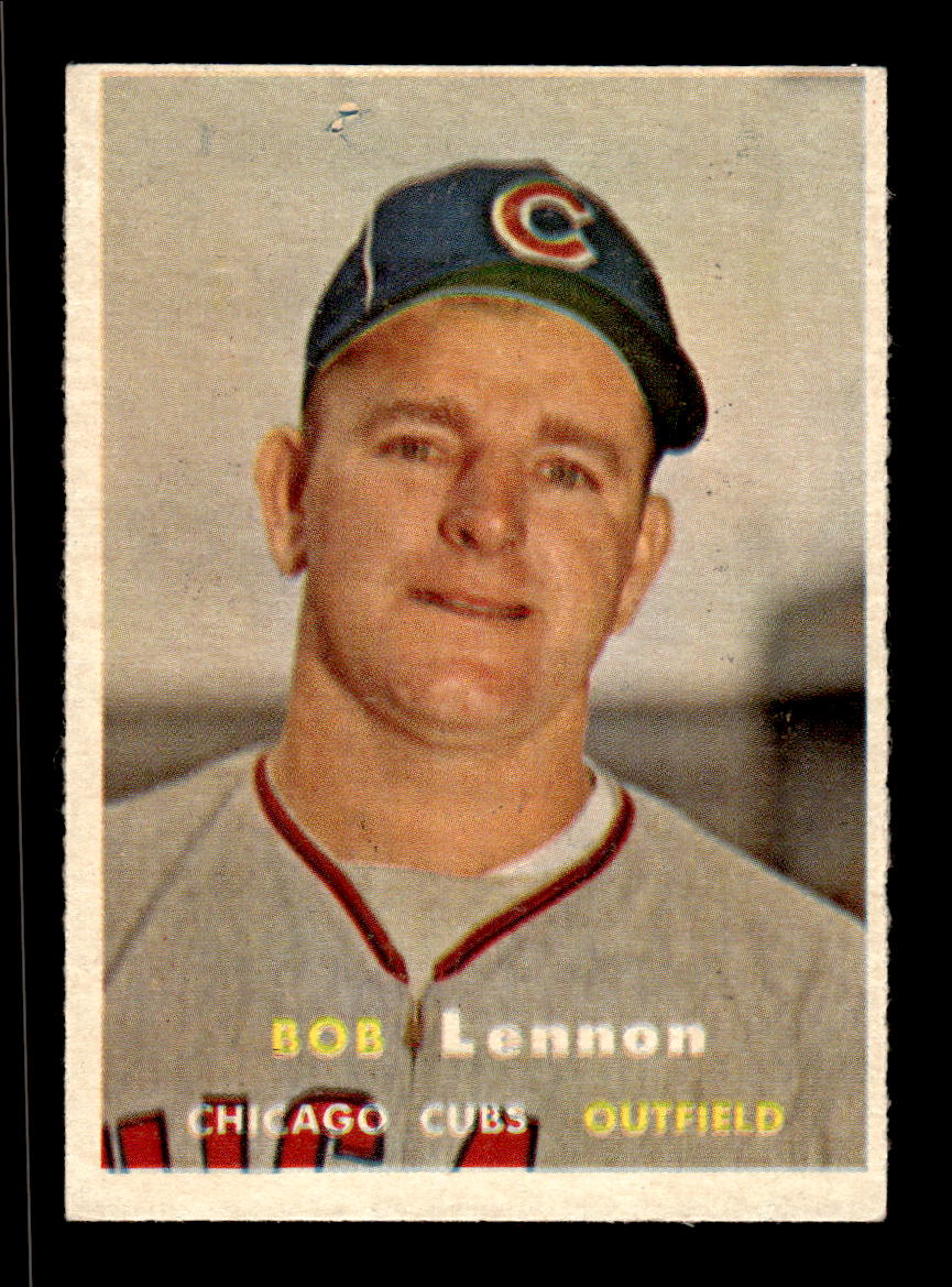 1957 Topps #371 Bob Lennon Chicago Cubs EX HOF-10005745