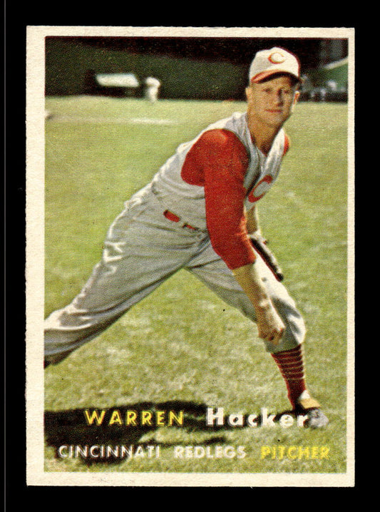 1957 Topps #370 Warren Hacker Cincinnati Redlegs VG HOF-10005746