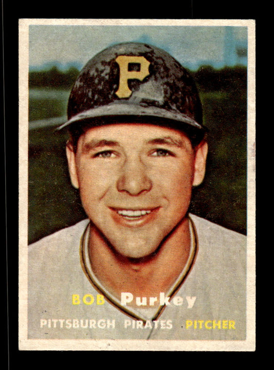 1957 Topps #368 Bob Purkey Pittsburgh Pirates EX HOF-10005749