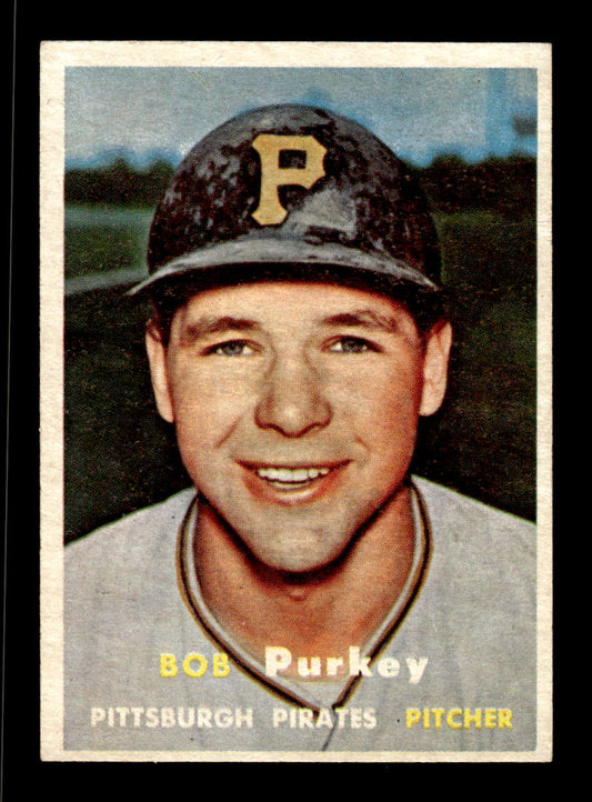 1957 Topps #368 Bob Purkey Pittsburgh Pirates EX HOF-10005750