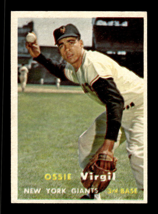 1957 Topps #365 Ossie Virgil New York Giants EX HOF-10005754