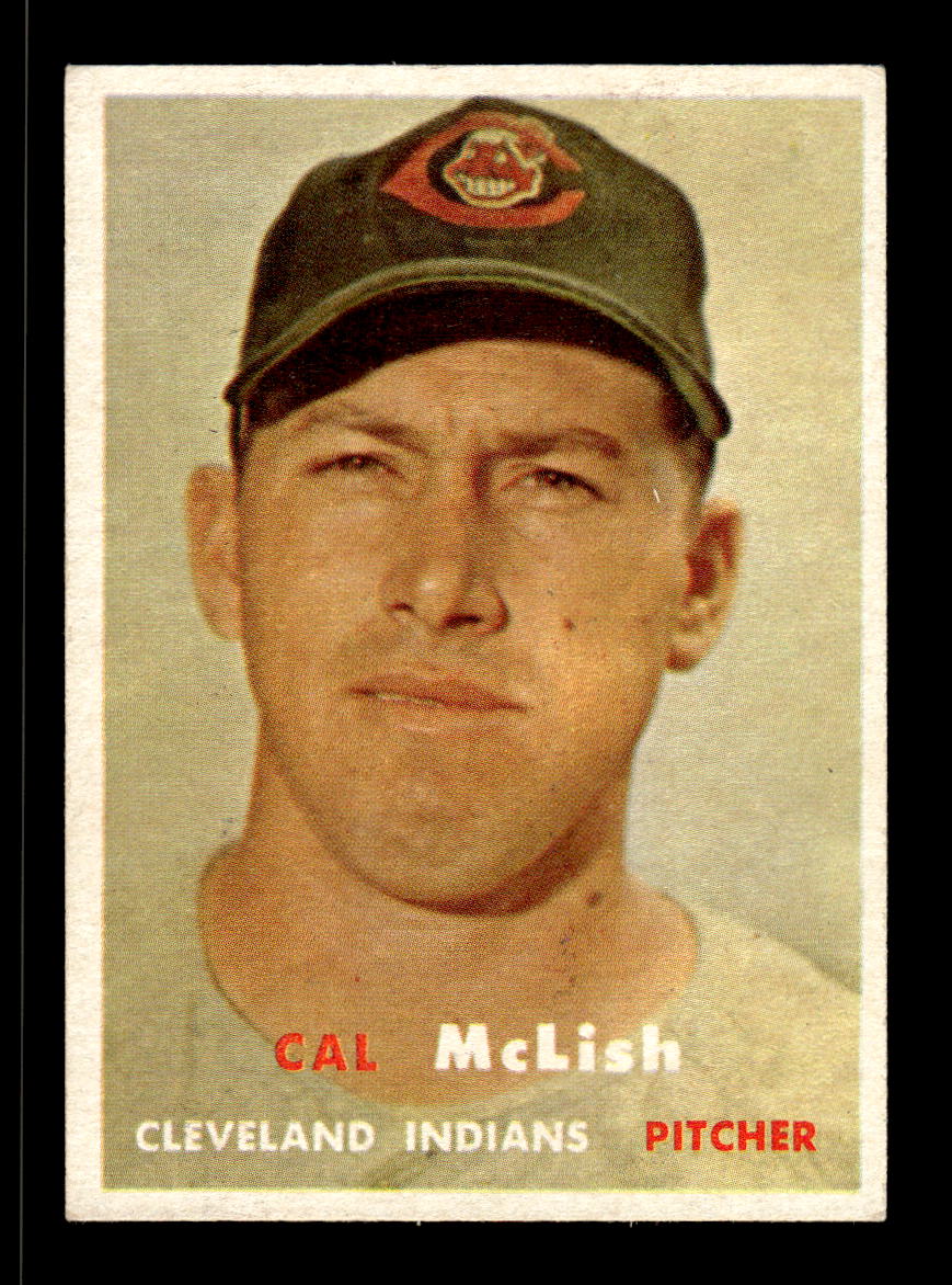 1957 Topps #364 Cal McLish Cleveland Indians EX HOF-10005755