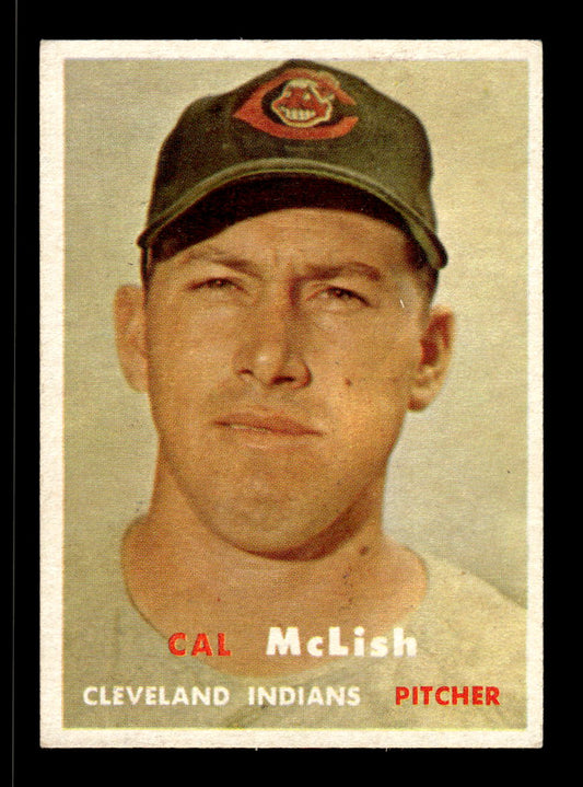 1957 Topps #364 Cal McLish Cleveland Indians EX HOF-10005755