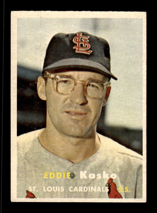 1957 Topps #363 Eddie Kasko St. Louis Cardinals EX HOF-10005756