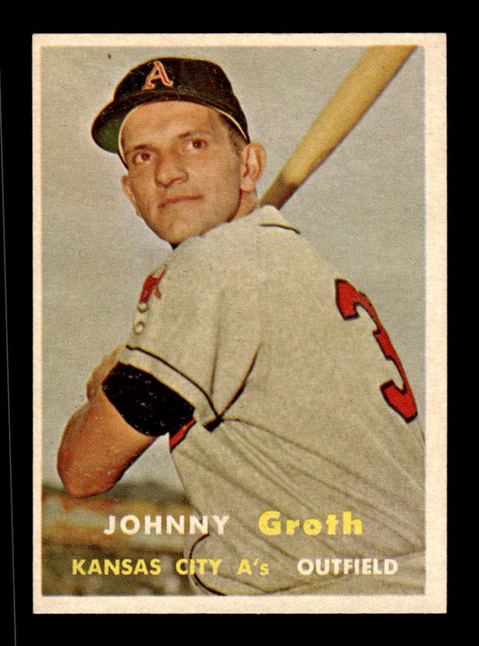 1957 Topps #360 Johnny Groth Kansas City Athletics EX HOF-10005763