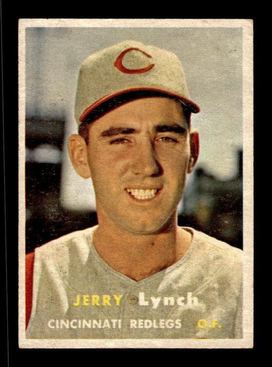 1957 Topps #358 Jerry Lynch Cincinnati Redlegs EX HOF-10005767