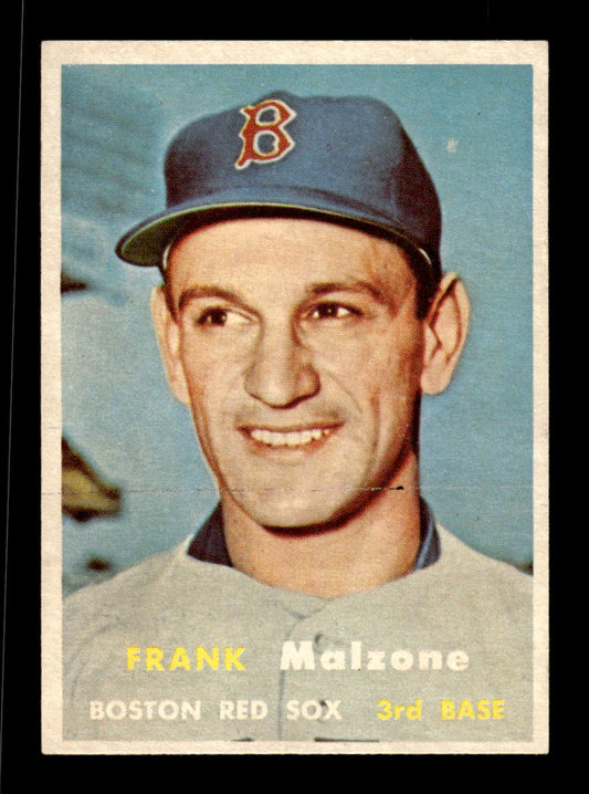 1957 Topps #355 Frank Malzone Boston Red Sox EX HOF-10005773