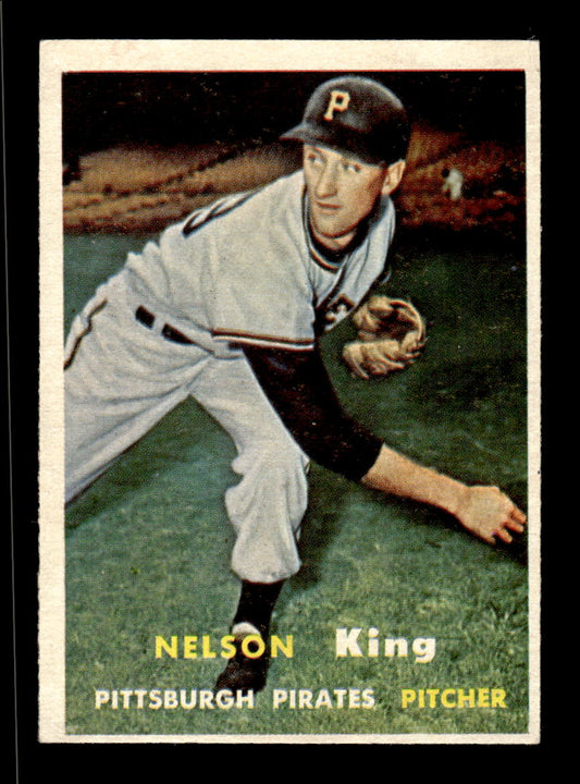 1957 Topps #349 Nelson King Pittsburgh Pirates EX HOF-10005778