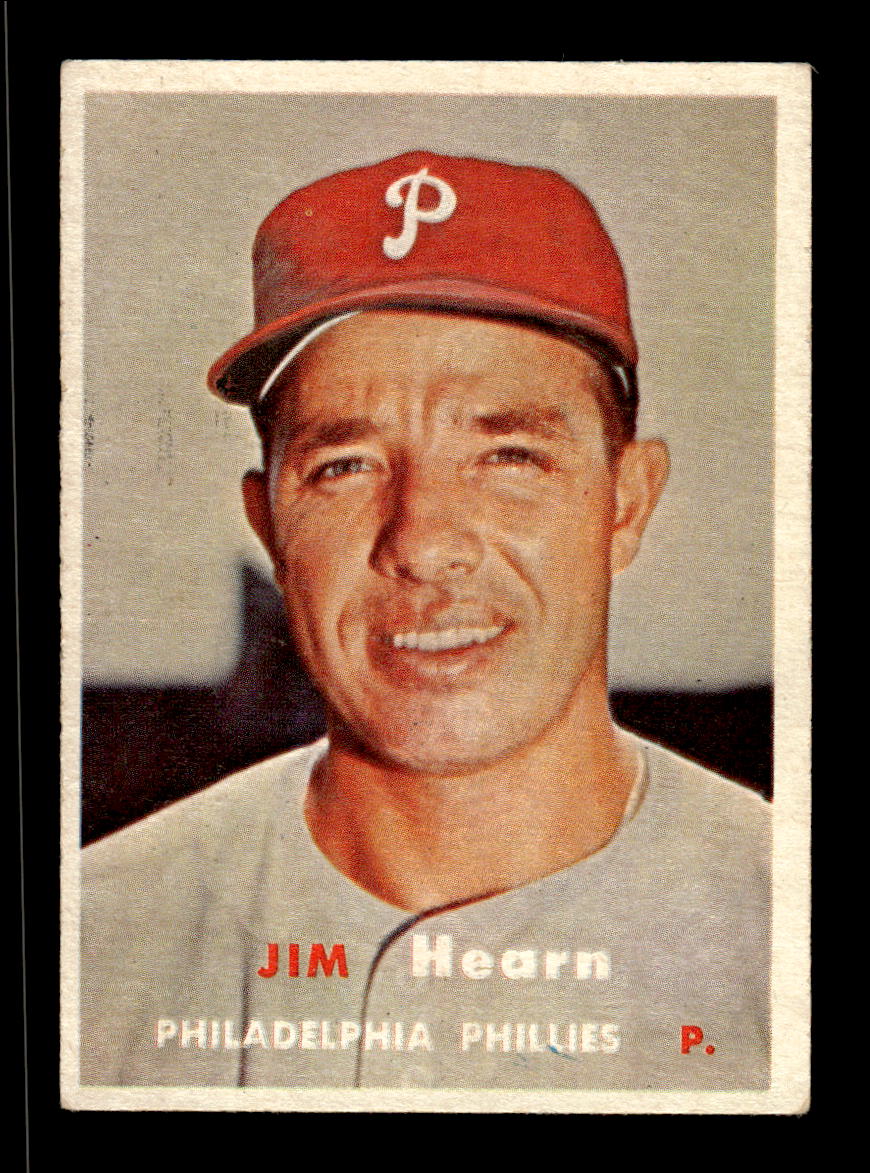 1957 Topps #348 Jim Hearn Philadelphia Phillies EX HOF-10005779