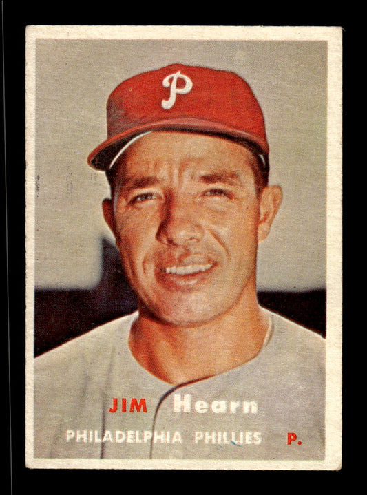 1957 Topps #348 Jim Hearn Philadelphia Phillies EX HOF-10005779