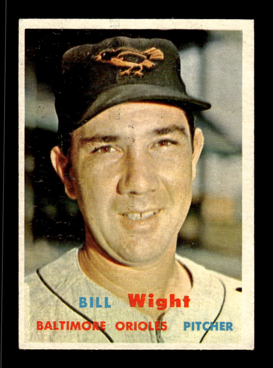 1957 Topps #340 Bill Wight Baltimore Orioles EX HOF-10005783
