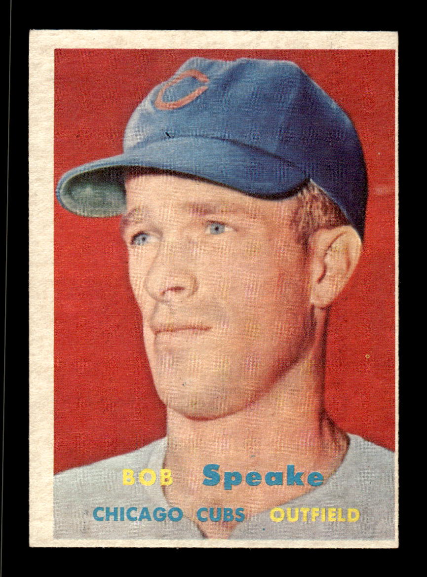 1957 Topps #339 Bob Speake Chicago Cubs EX HOF-10005784