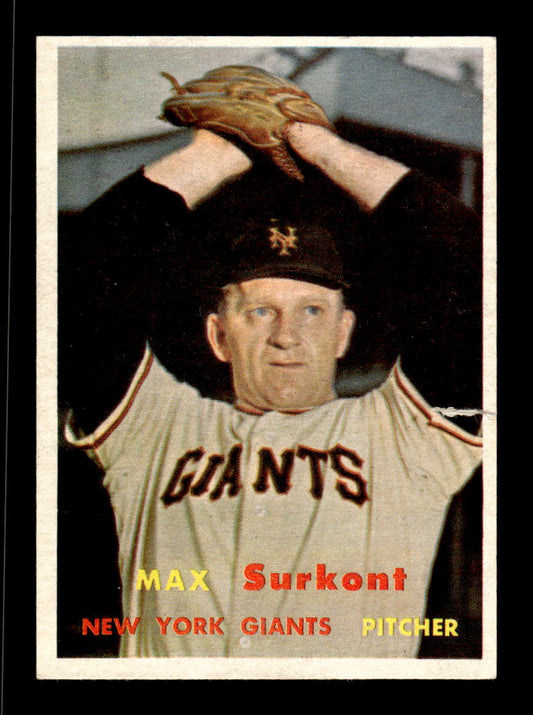 1957 Topps #310 Max Surkont New York Giants EX HOF-10005794