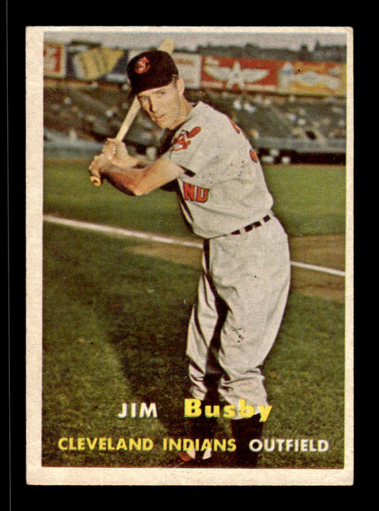 1957 Topps #309 Jim Busby Cleveland Indians EX HOF-10005795