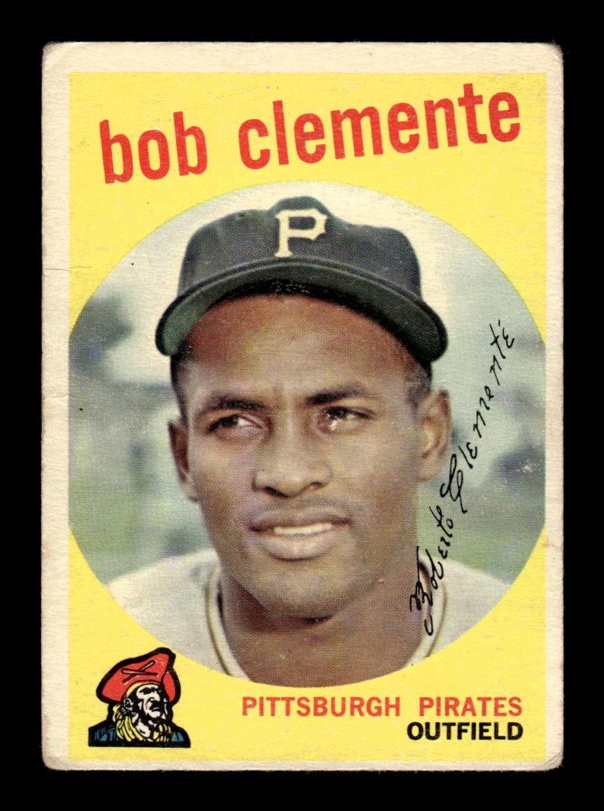 1959 Topps #478 Bob Clemente Pittsburgh Pirates VG HOF-10005798