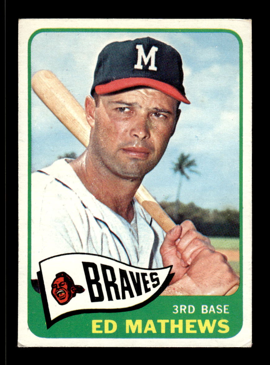 1965 Topps #500 Ed Mathews Milwaukee Braves EX HOF-10005802