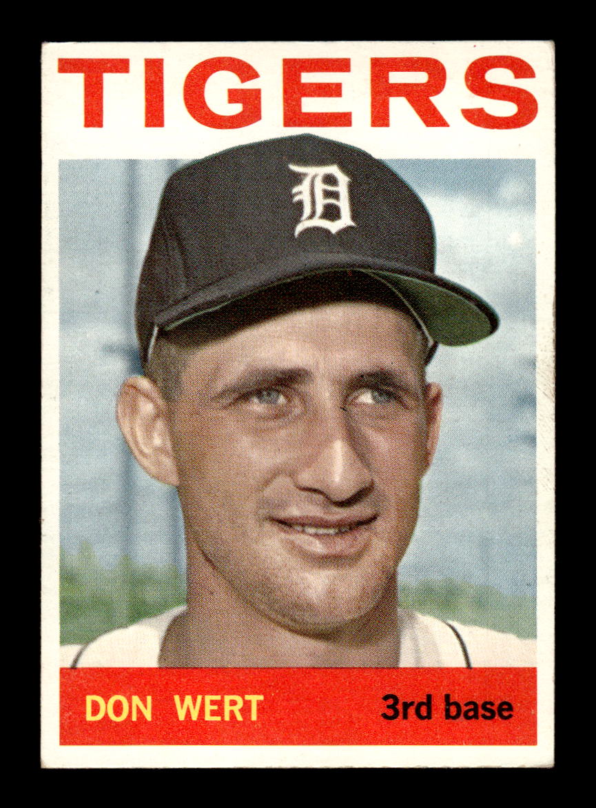 1964 Topps #19 Don Wert Detroit Tigers EX HOF-10005826
