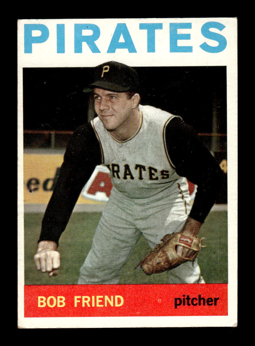 1964 Topps #20 Bob Friend Pittsburgh Pirates EX HOF-10005827