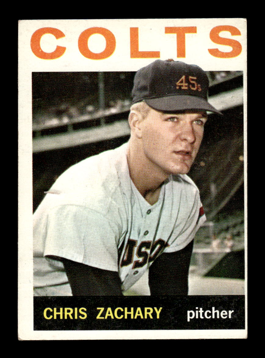 1964 Topps #23 Chris Zachary Houston Colt .45s EX HOF-10005829