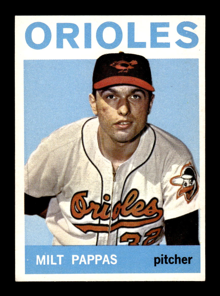 1964 Topps #45 Milt Pappas Baltimore Orioles EX HOF-10005839