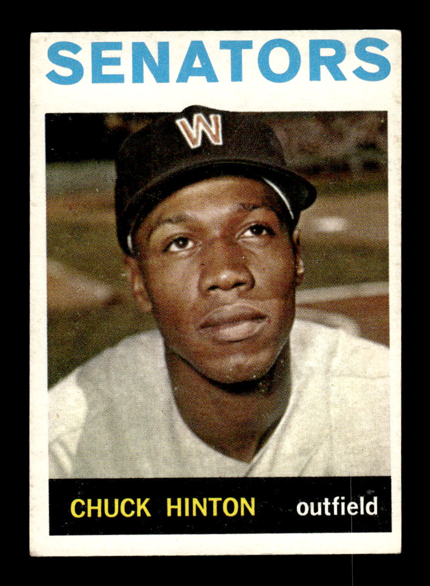 1964 Topps #52 Chuck Hinton Washington Senators EX HOF-10005844