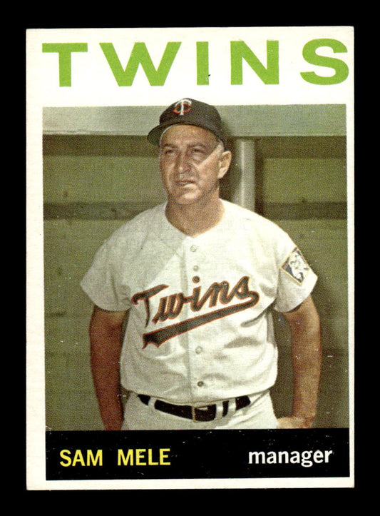 1964 Topps #54 Sam Mele Minnesota Twins EX HOF-10005846