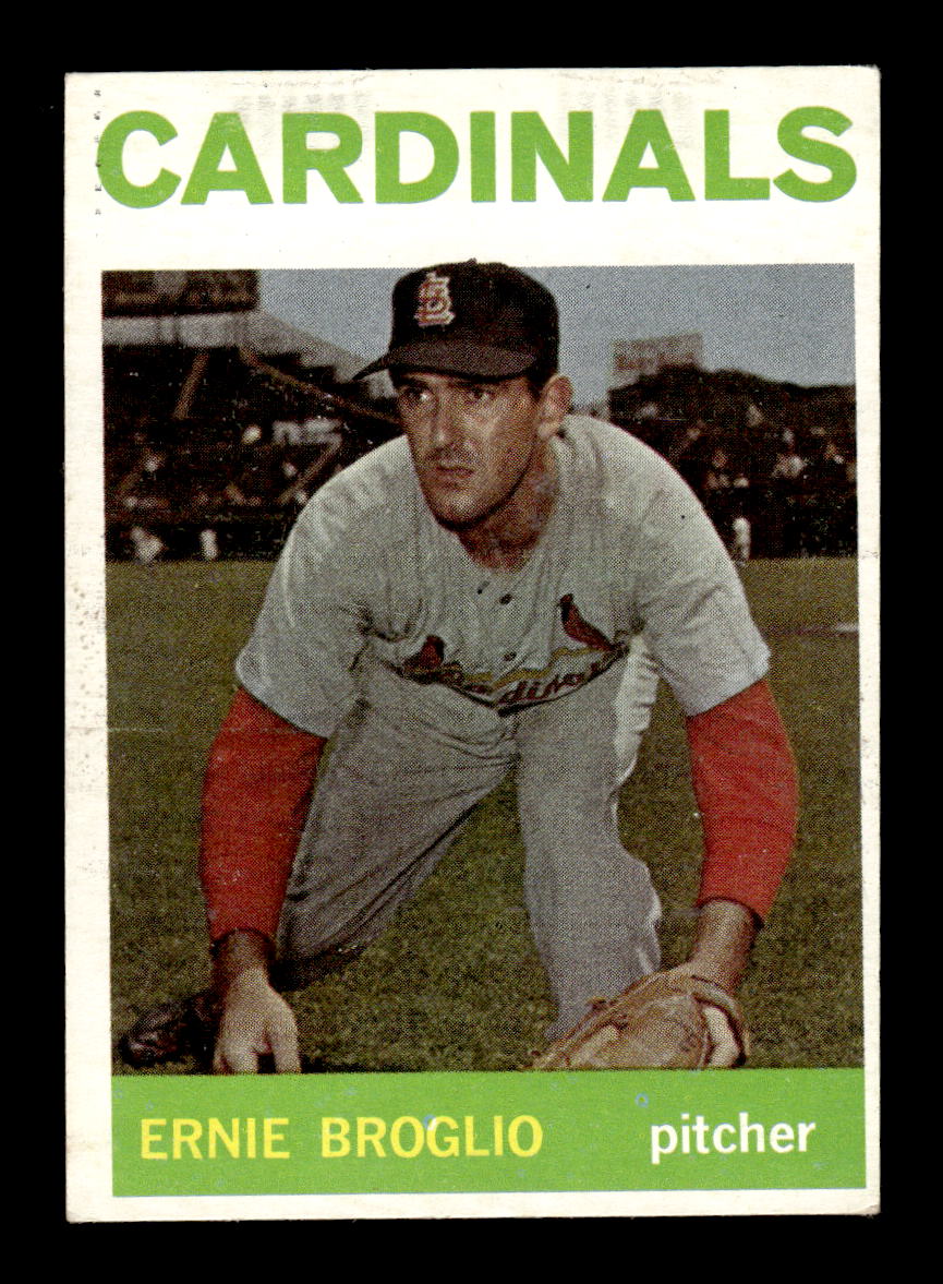 1964 Topps #59 Ernie Broglio St. Louis Cardinals EX HOF-10005848