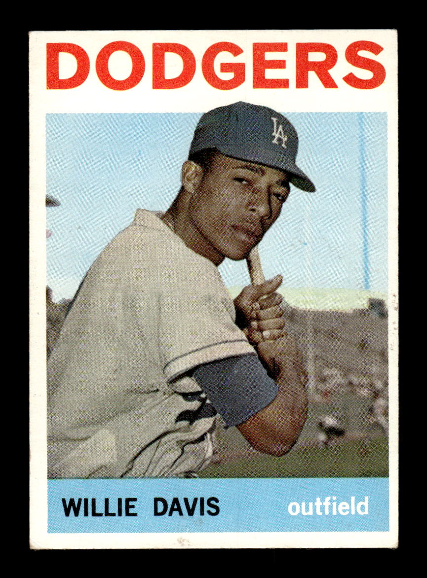 1964 Topps #68 Willie Davis Los Angeles Dodgers EX HOF-10005854