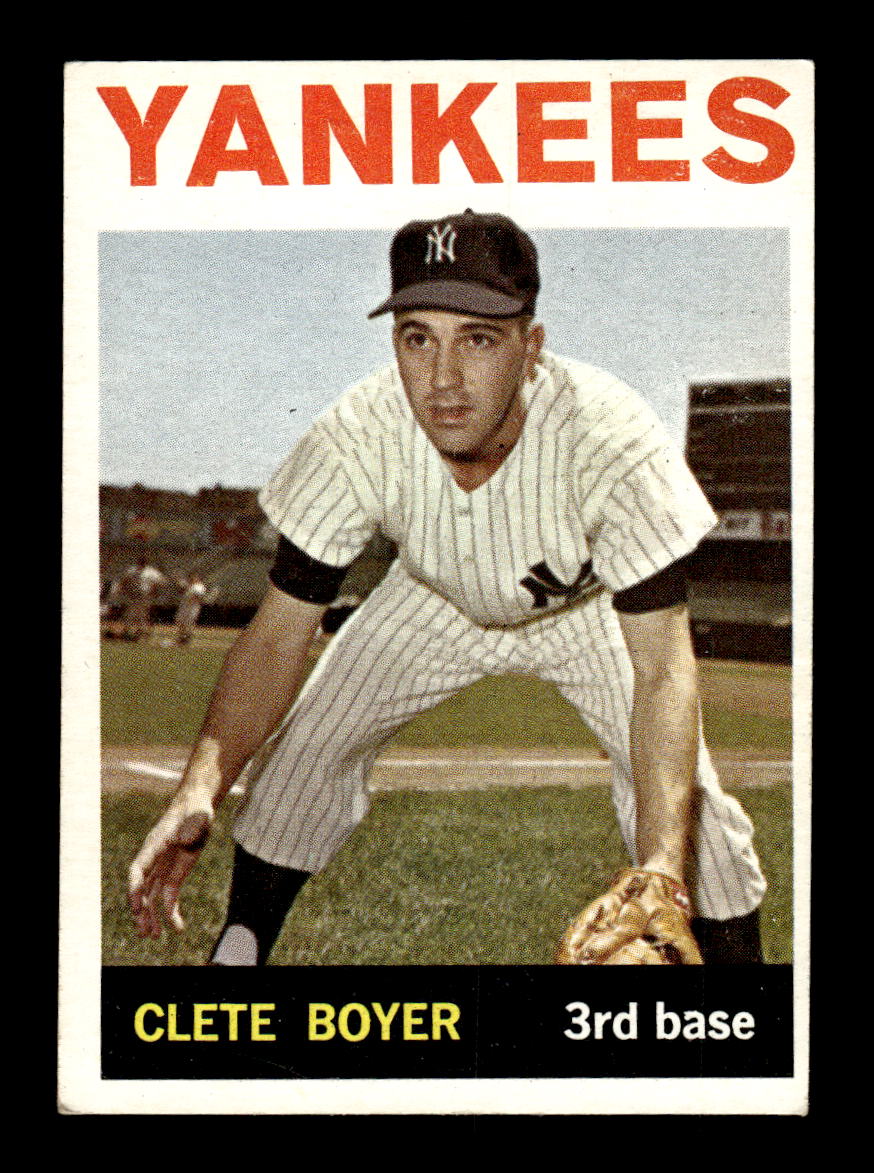 1964 Topps #69 Clete Boyer New York Yankees EX HOF-10005855