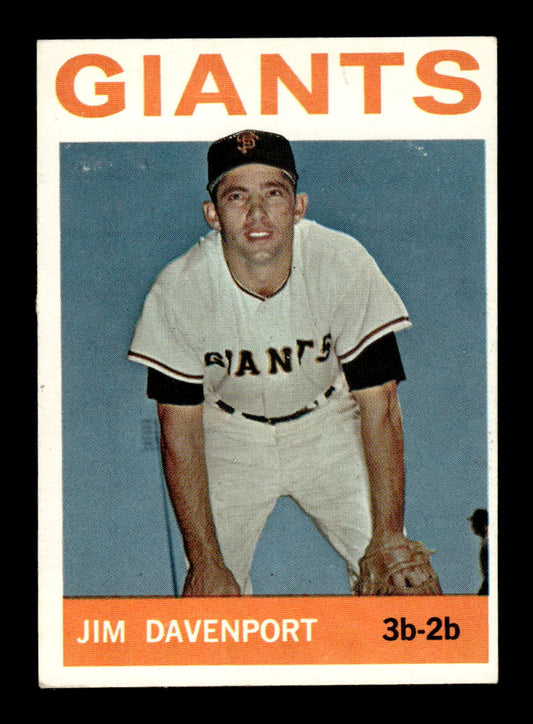 1964 Topps #82 Jim Davenport San Francisco Giants EX HOF-10005867