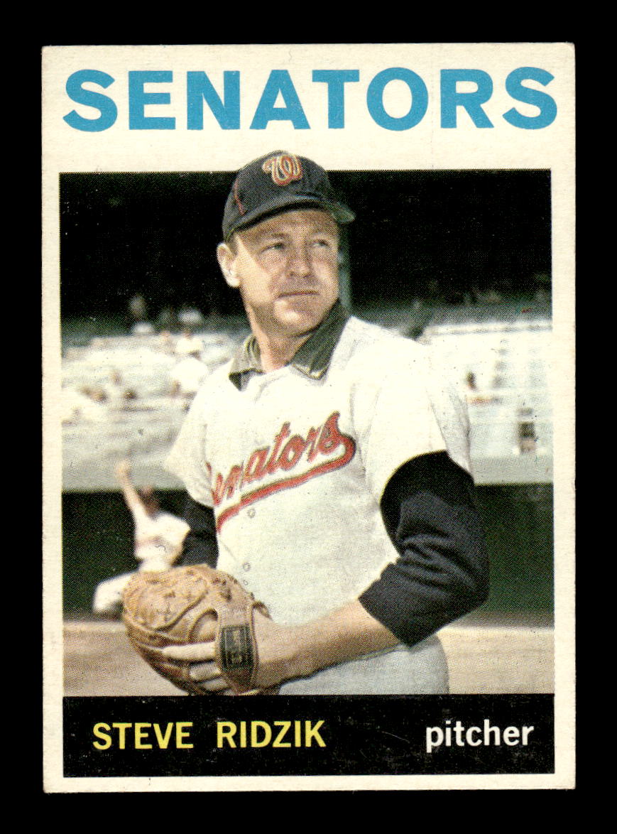 1964 Topps #92 Steve Ridzik Washington Senators EX HOF-10005876