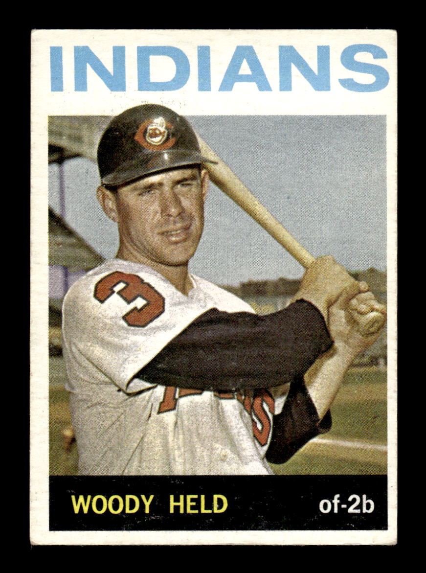 1964 Topps #105 Woodie Held Cleveland Indians EX HOF-10005882