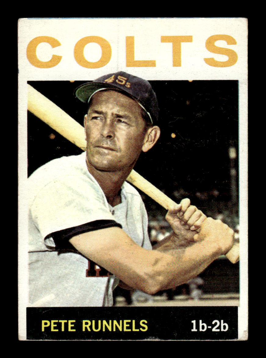 1964 Topps #121 Pete Runnels Houston Colt .45s EX HOF-10005893