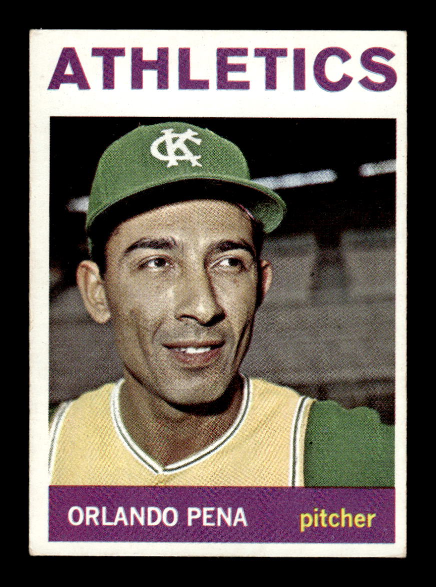 1964 Topps #124 Orlando Pena Kansas City Athletics EX HOF-10005896