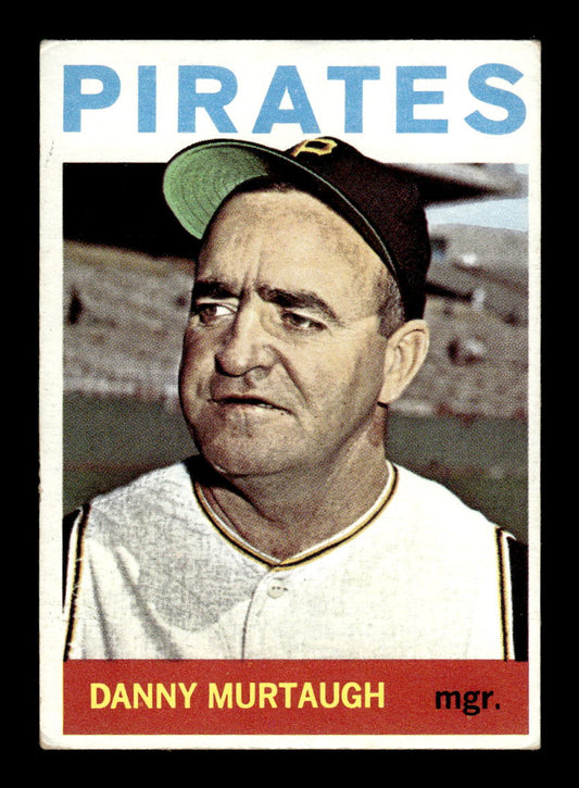 1964 Topps #141 Danny Murtaugh Pittsburgh Pirates EX HOF-10005908