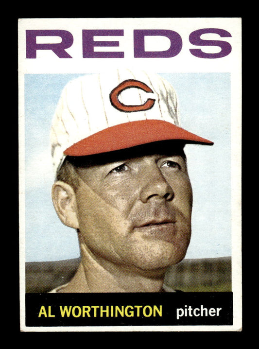 1964 Topps #144 Al Worthington Cincinnati Reds EX HOF-10005910