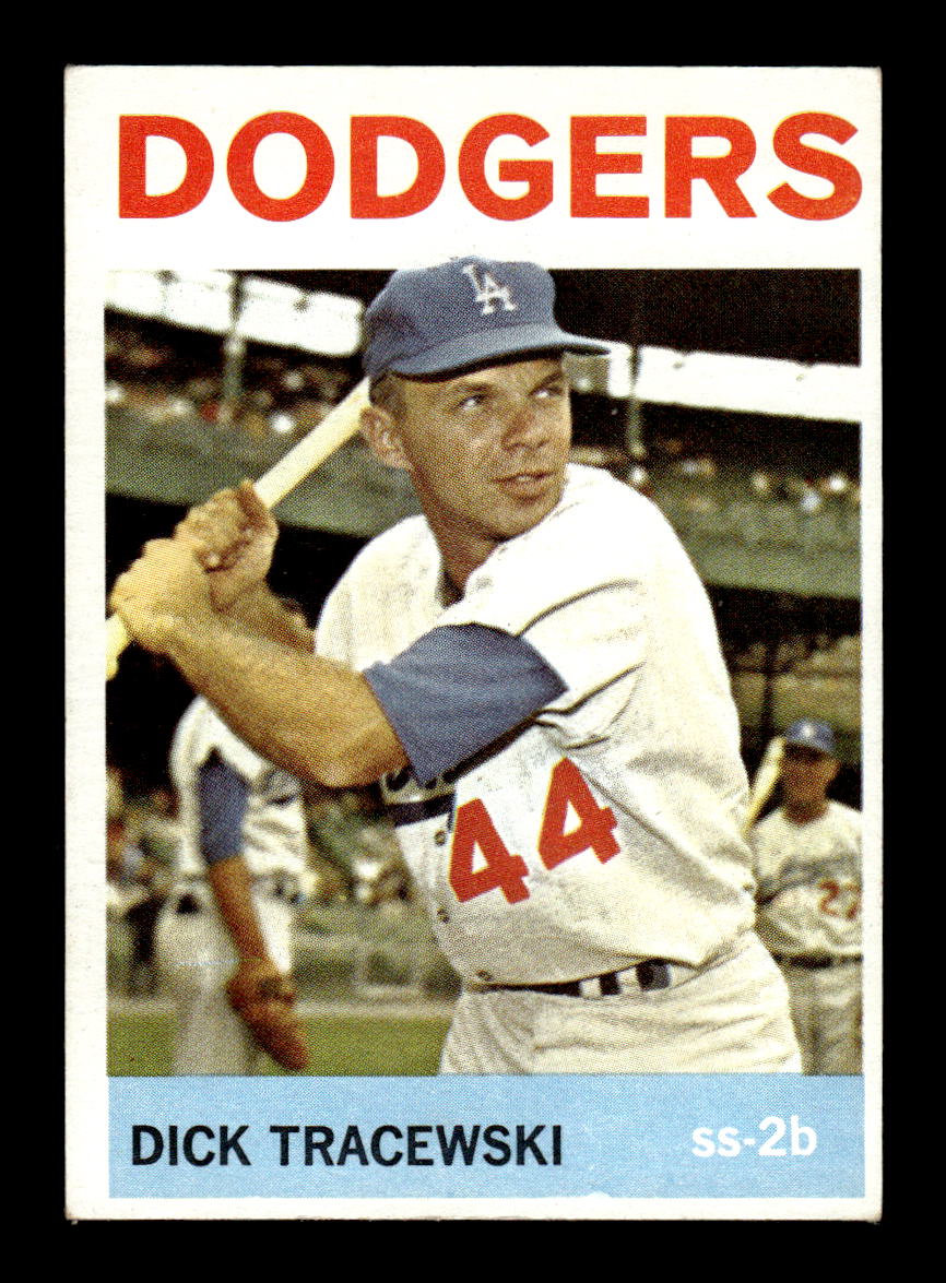 1964 Topps #154 Dick Tracewski Los Angeles Dodgers EX HOF-10005918