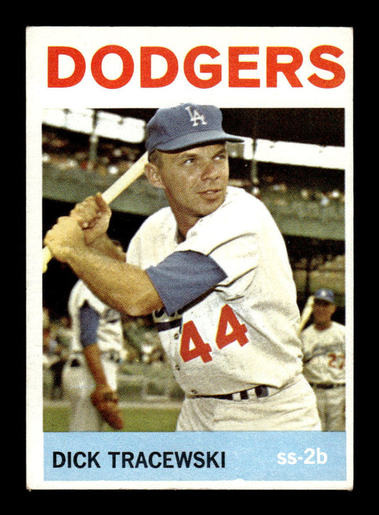 1964 Topps #154 Dick Tracewski Los Angeles Dodgers EX HOF-10005918