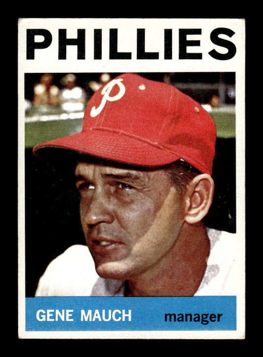 1964 Topps #157 Gene Mauch Philadelphia Phillies EX HOF-10005920
