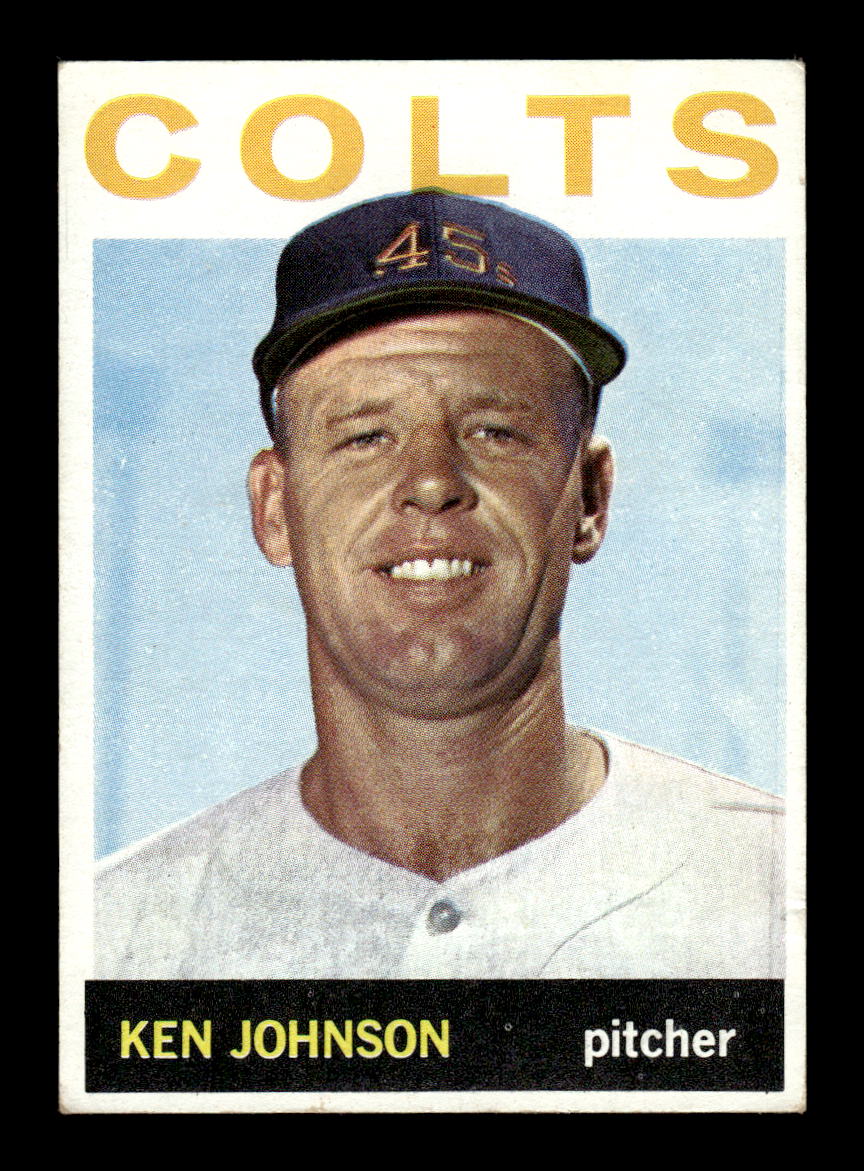 1964 Topps #158 Ken Johnson Houston Colt .45s EX HOF-10005921