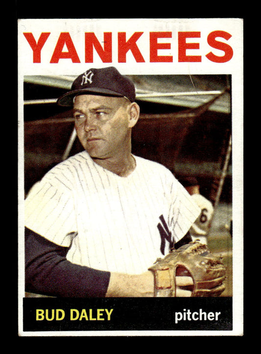 1964 Topps #164 Bud Daley New York Yankees EX HOF-10005927